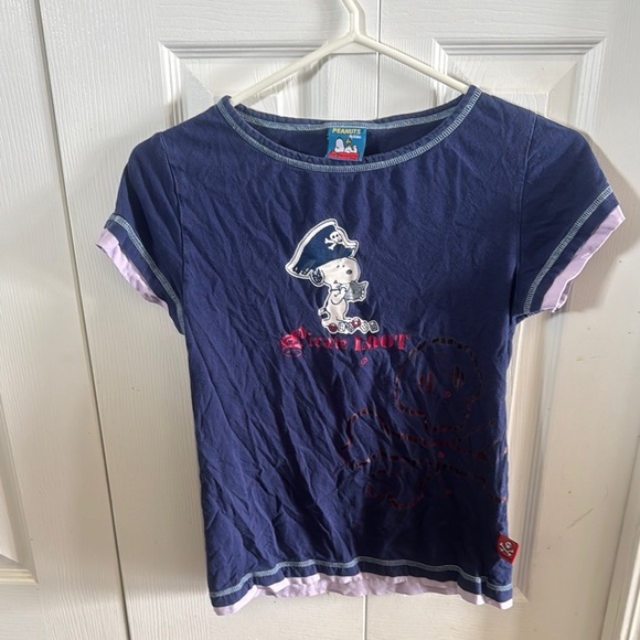Peanuts Other - Peanuts Blue Snoopy Short Sleeve Tee